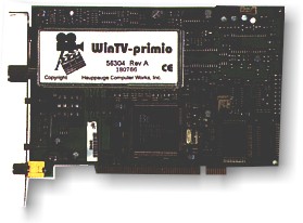 De Hauppauge TV-kaart.